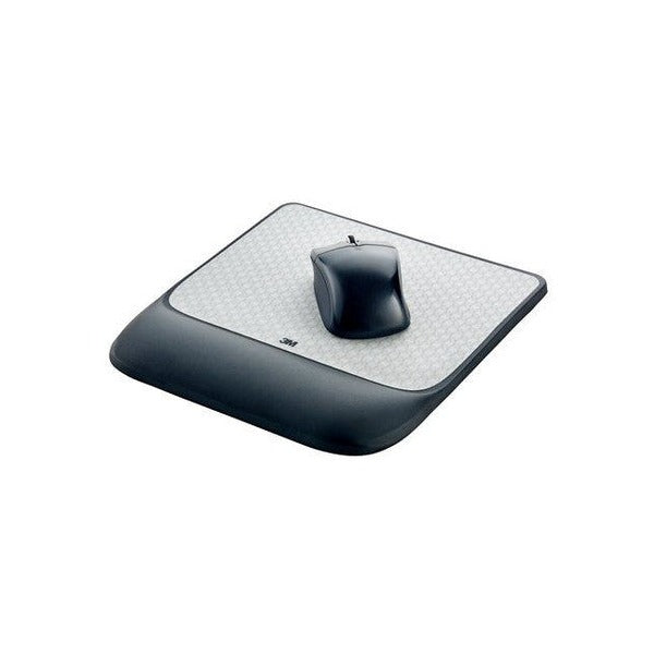 3M Precise Mouse Pad with Gel Wrist Rest MW85B Black