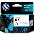 HP 67 Original Ink Cartridge Tri-Colour 100 Pages