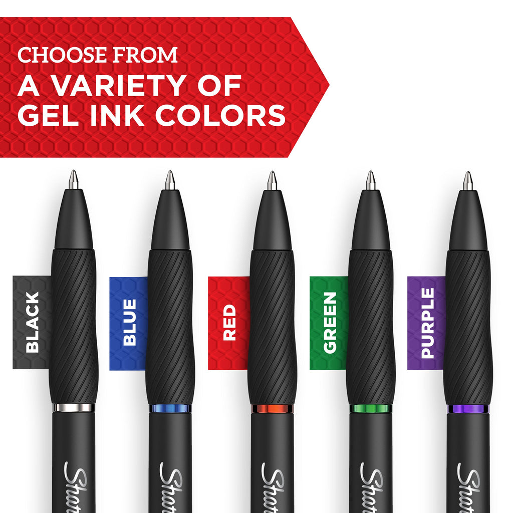 Sharpie S-Gel Retractable Pen Medium Point 0.7mm Assorted Pack of 8