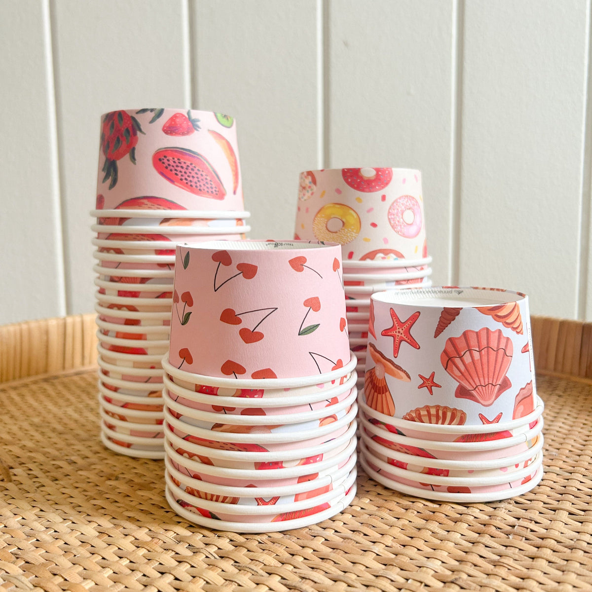 Creative Cafe Co 3oz Home Compostable Gelato Cups - Carton 1000