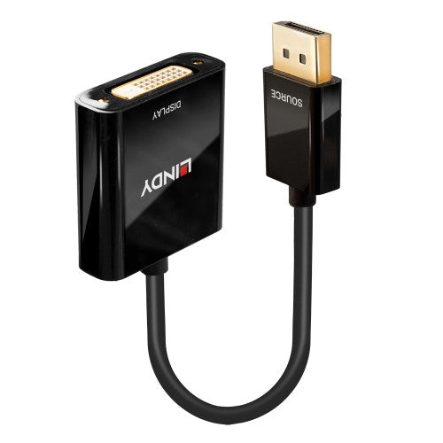 Lindy DisplayPort to DVI Converter DisplayPort Male to DVI-D Female