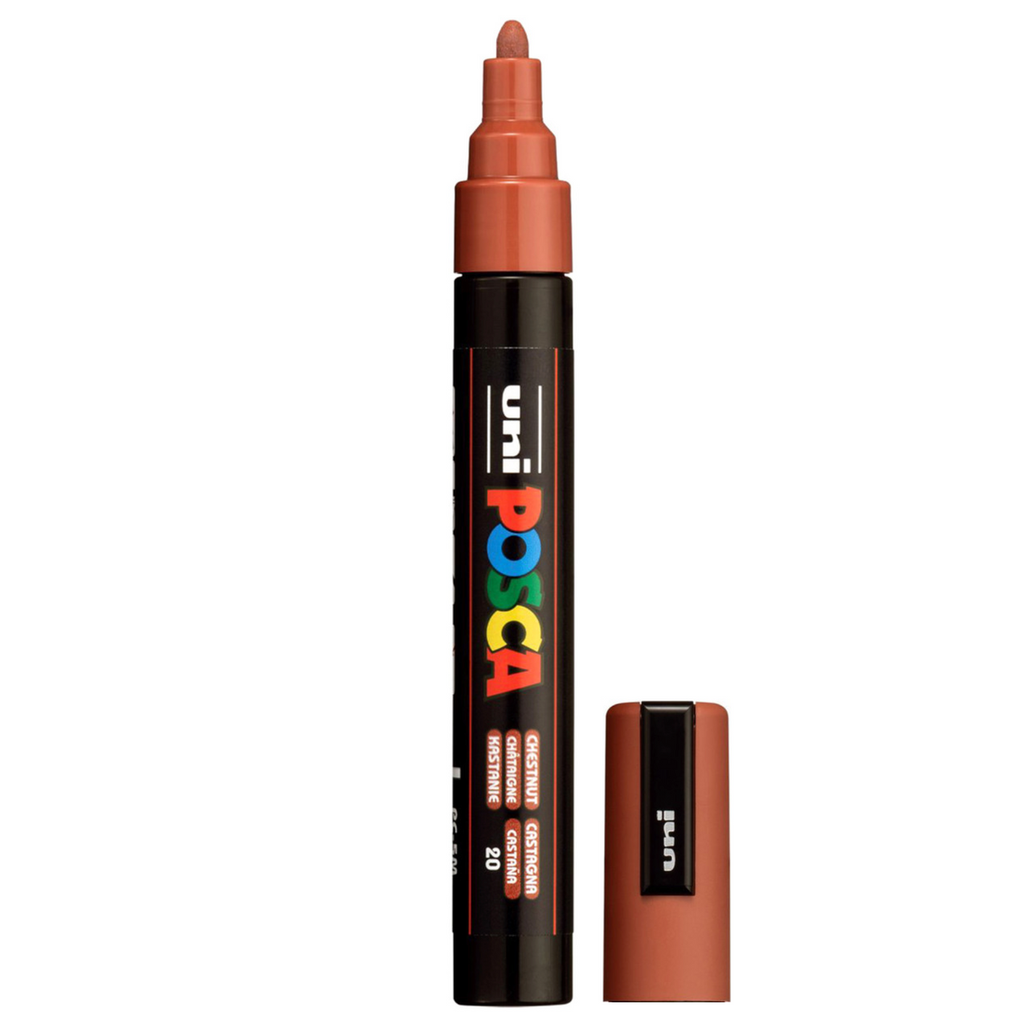 POSCA PC-5M Paint Marker Medium Bullet Tip Chestnut