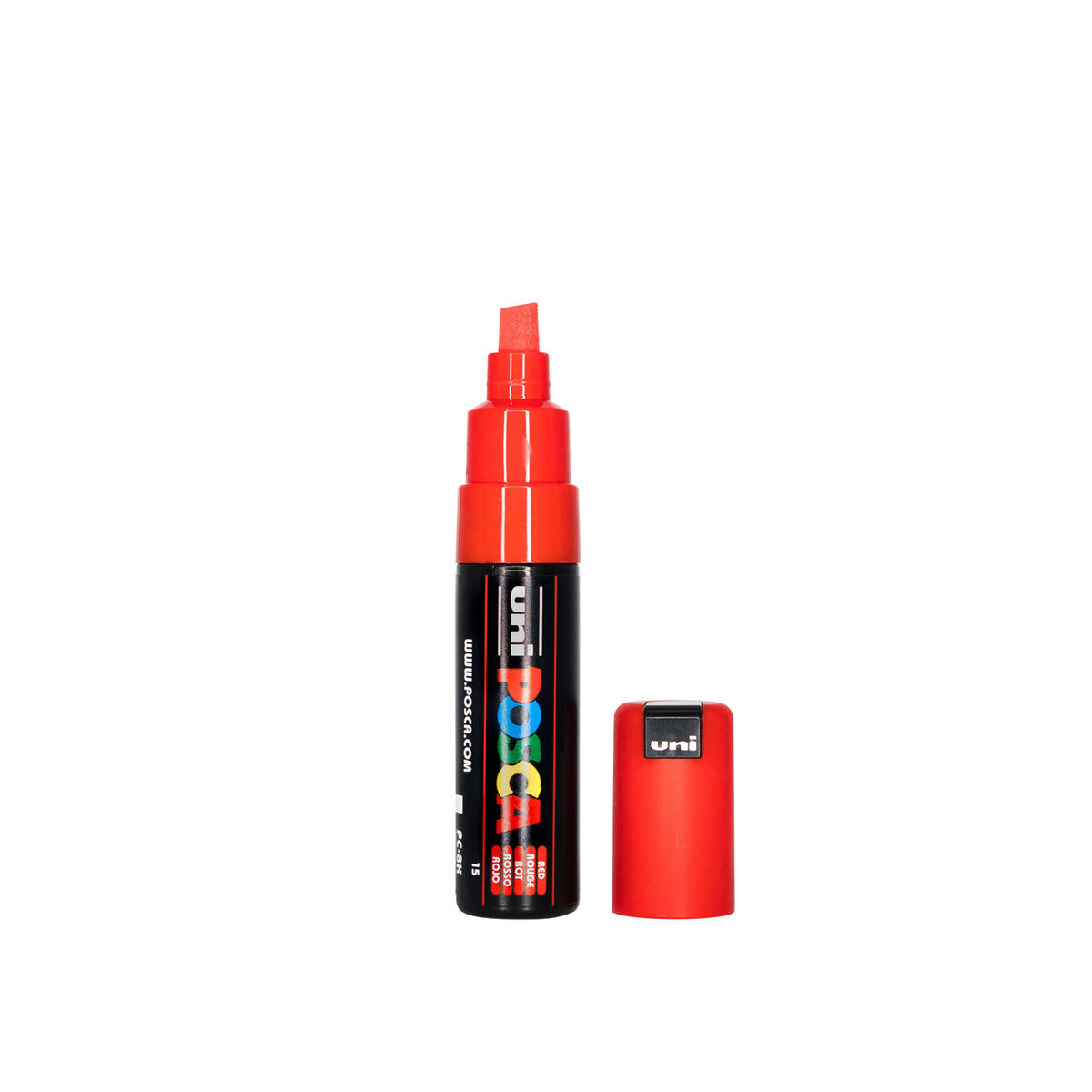 POSCA PC-8K Paint Marker Broad Chisel Tip Red