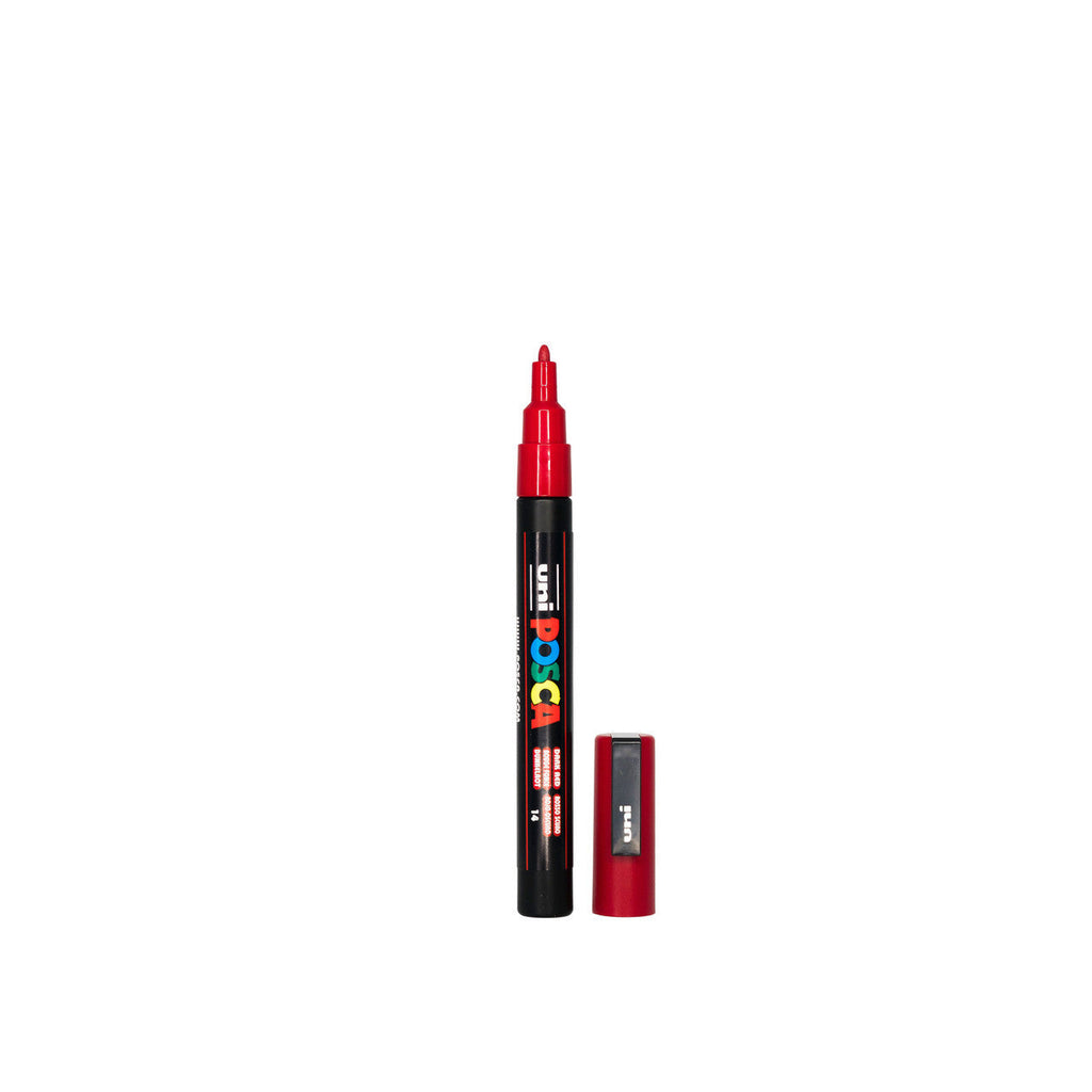 POSCA PC-3M Paint Marker Fine Bullet Tip Dark Red