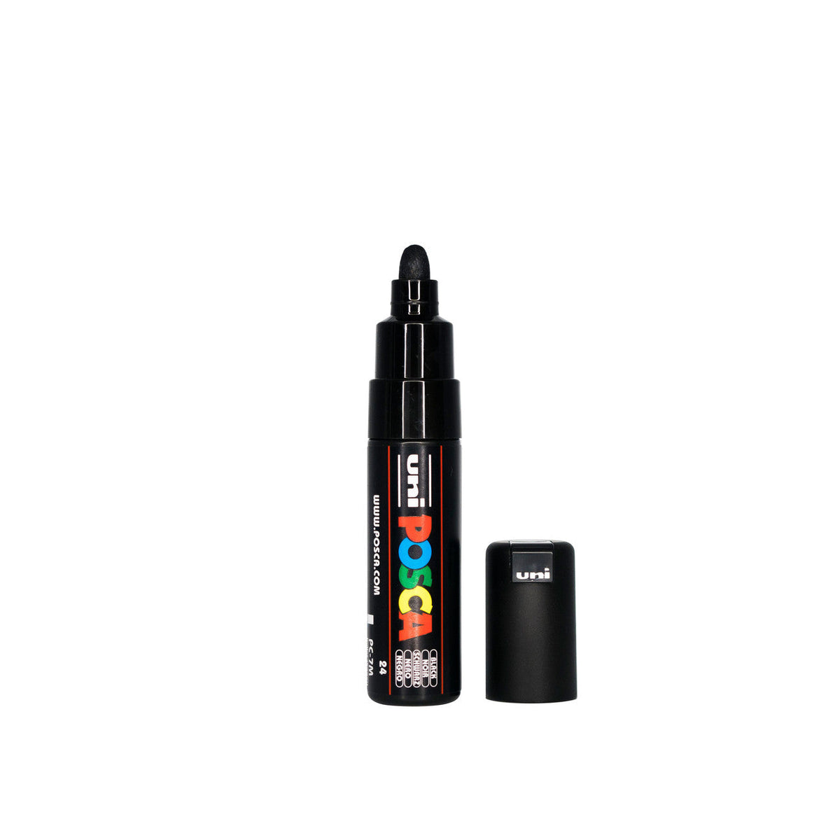POSCA PC-7M Paint Marker Broad Bullet Tip Black
