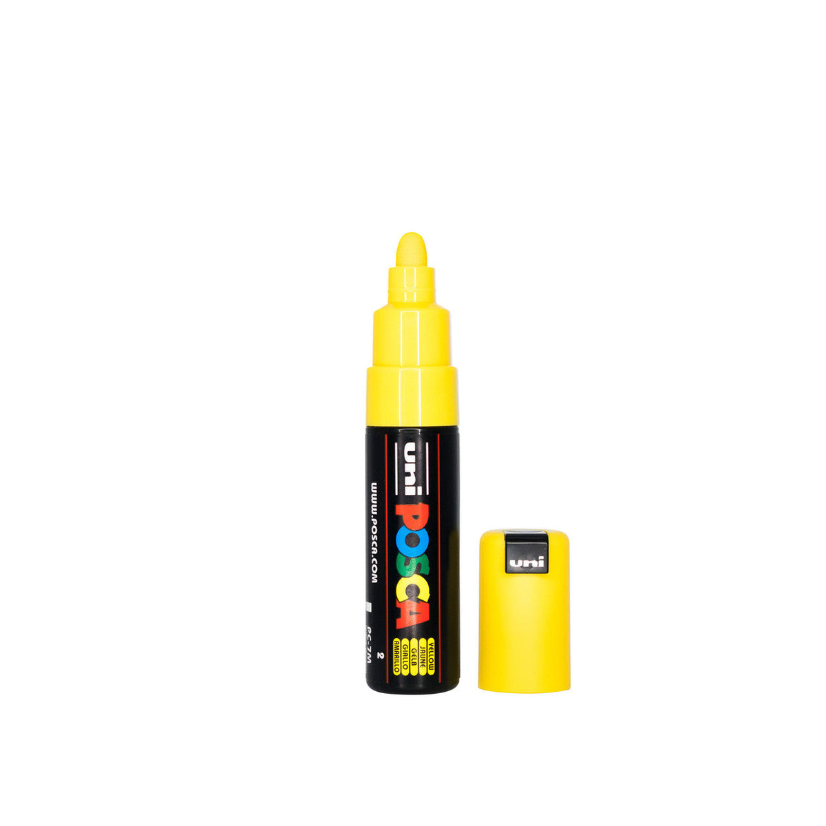 POSCA PC-7M Paint Marker Broad Bullet Tip Yellow