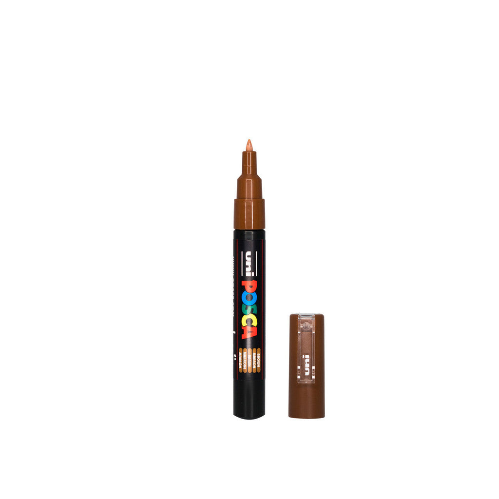 POSCA PC-1M Paint Marker Extra Fine Tip Brown