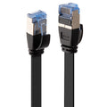 Lindy 5m Cat6A U/FTP Flat Gigabit Network Cable Black