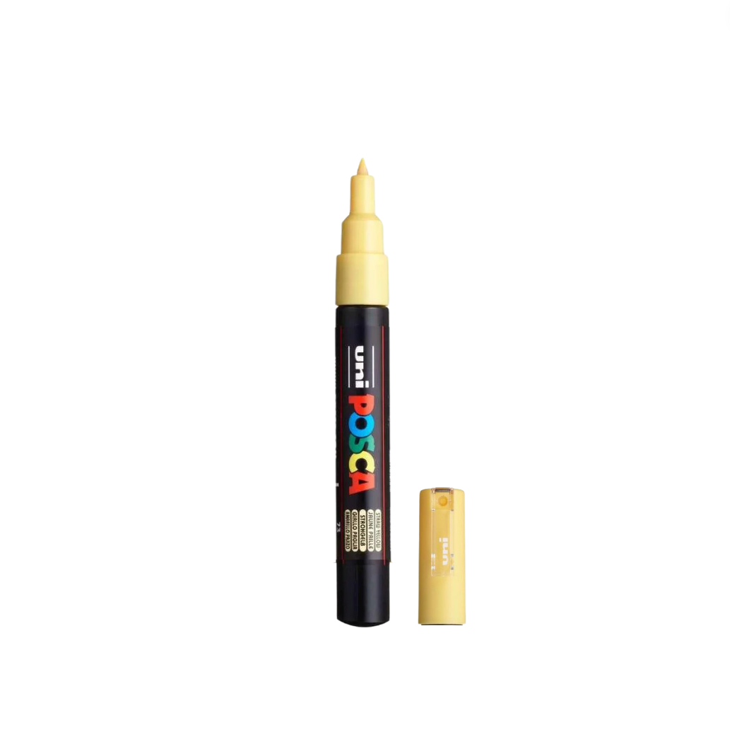 POSCA PC-1M Paint Marker Extra Fine Tip Straw Yellow