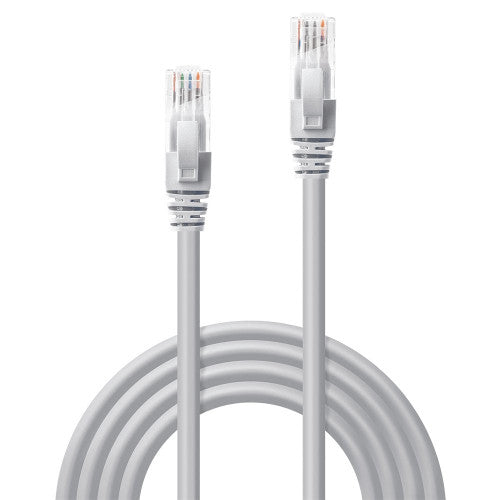 Lindy 5m Cat6 U/UTP Gigabit Network Cable Grey