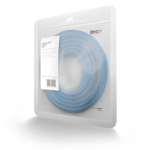 Lindy 7.5m Cat6 U/UTP Gigabit Network Cable Blue
