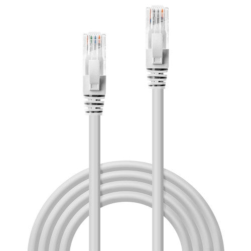 Lindy 0.5m Cat6 U/UTP Gigabit Network Cable White