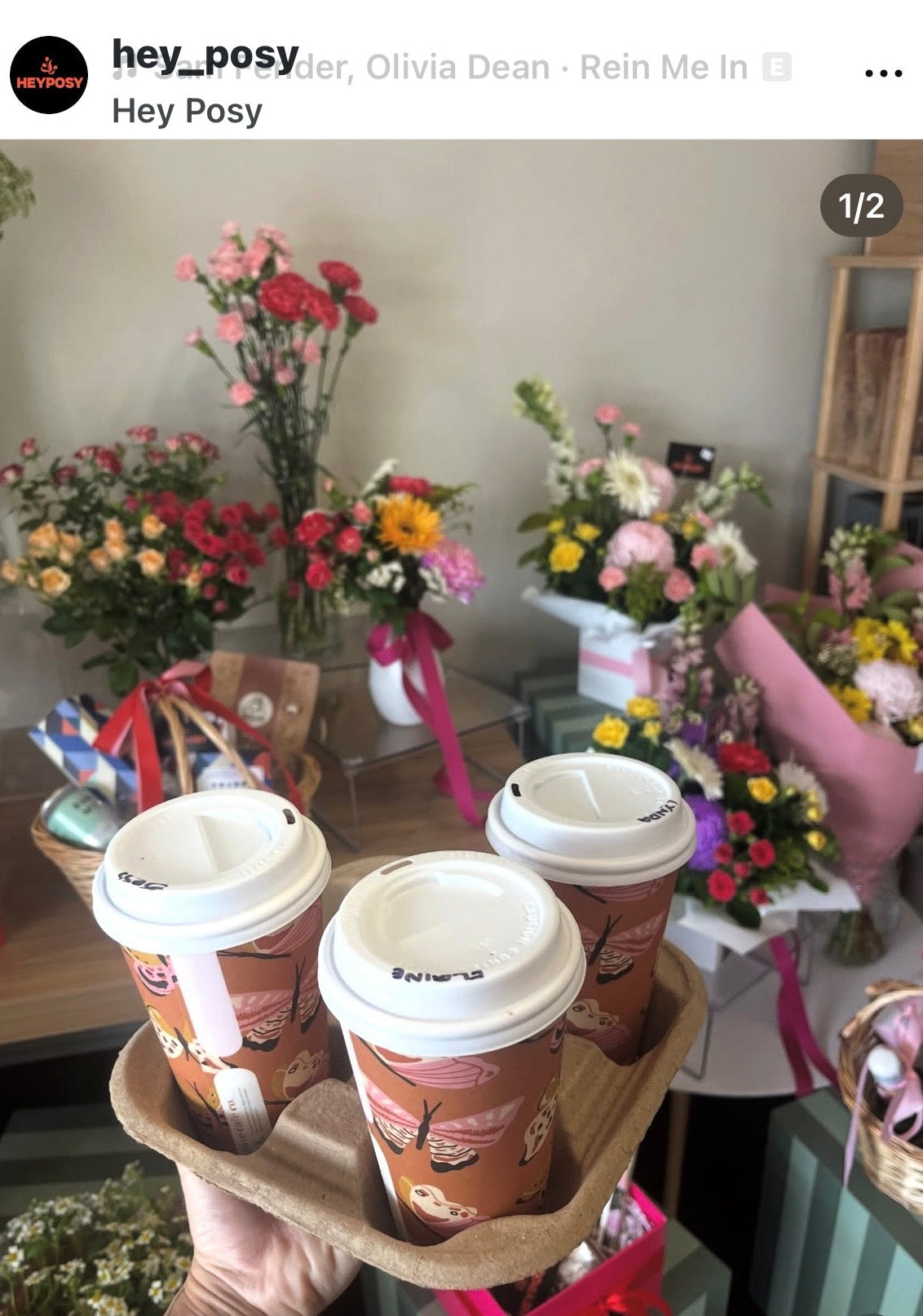 Creative Cafe Co 4-Cup Kraft Paper Pulp Takeaway Cup Tray - Carton 200