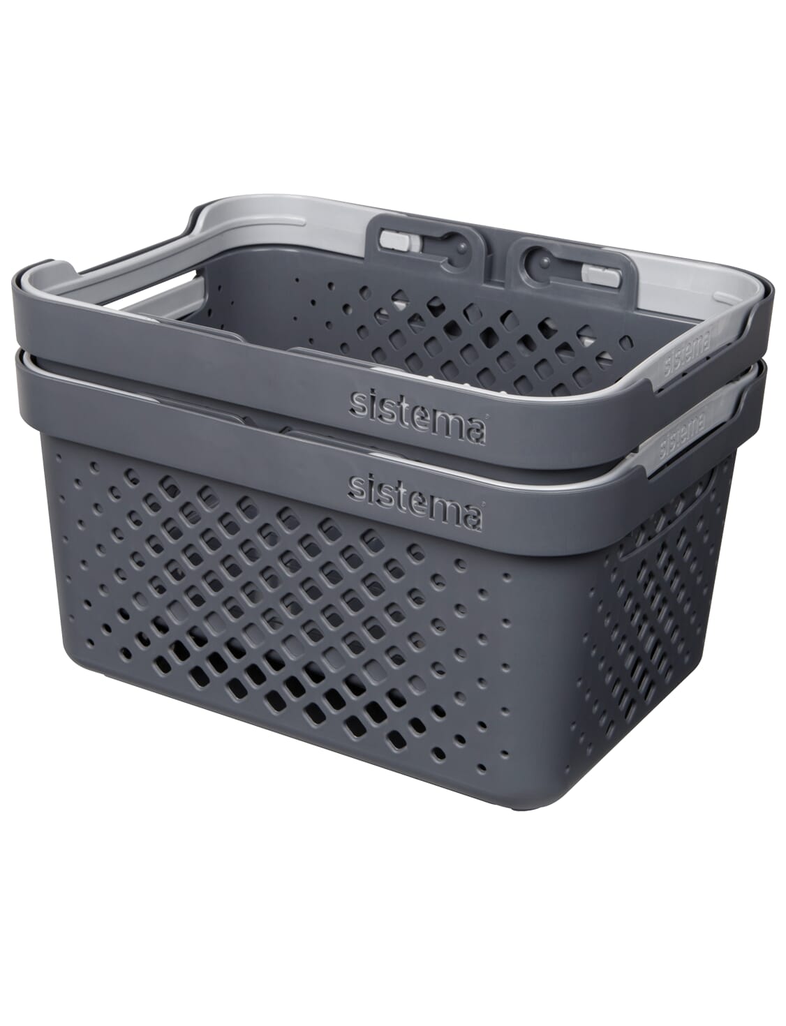Sistema Medium Storage Basket 5.25L Charcoal