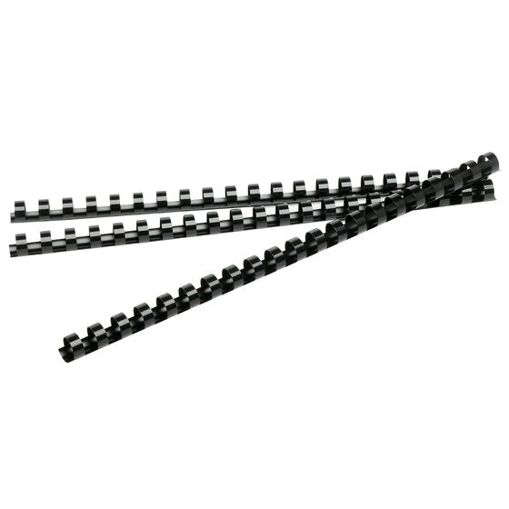 Rexel Binding Comb 8mm Black Pack of 100