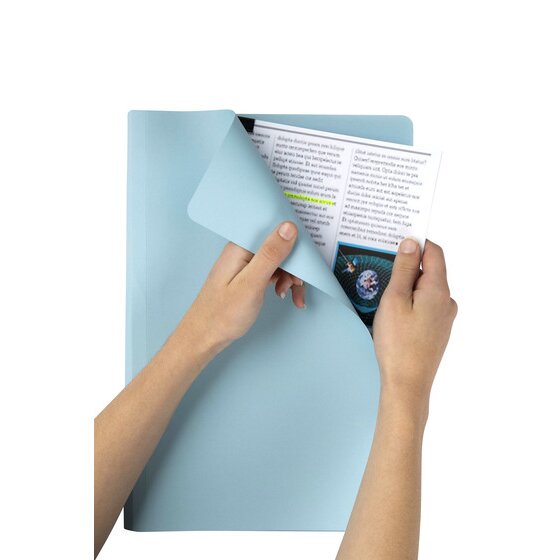 Marbig Manilla Folder Foolscap Light Blue Box of 100