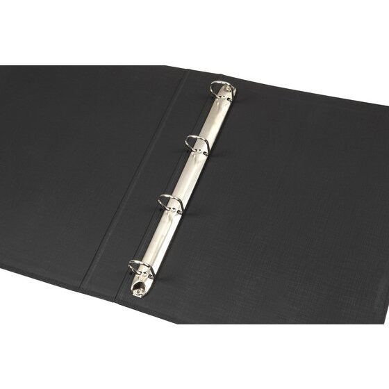 Marbig Ring Binder Deluxe 25mm 4D Polyethylene A4 Black Box of 20