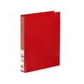 Marbig Clearview Insert Binder 25mm 3D A4 Red Pack of 20