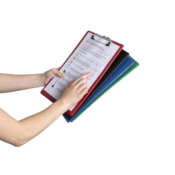 Marbig Clipboard Polypropylene A4 Assorted Pack of 12