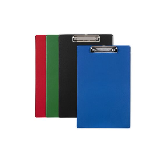 Marbig Clipboard Polypropylene A4 Assorted Pack of 12
