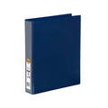 Marbig Clearview Insert Binder 38mm 3D A4 Blue Pack of 12