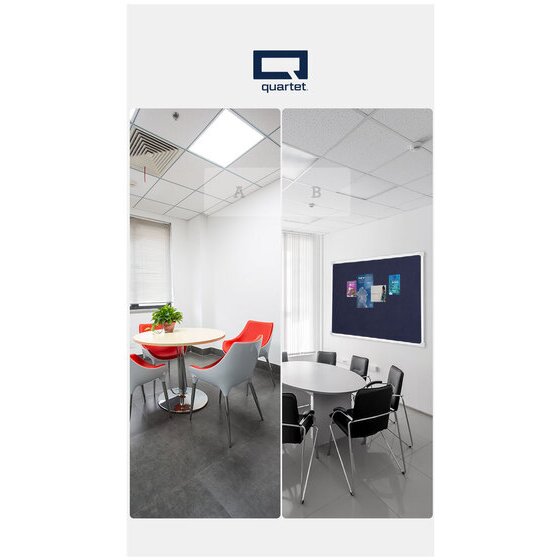 Quartet Penrite Felt Pinboard 1200 x 900mm Blue