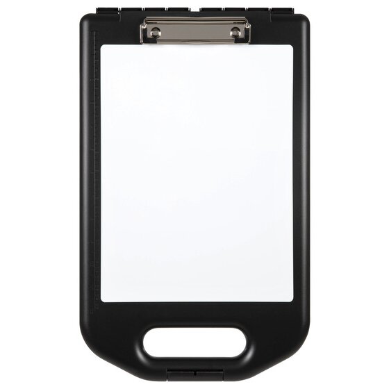 Marbig Professional Storage Clipboard with Whiteboard Black