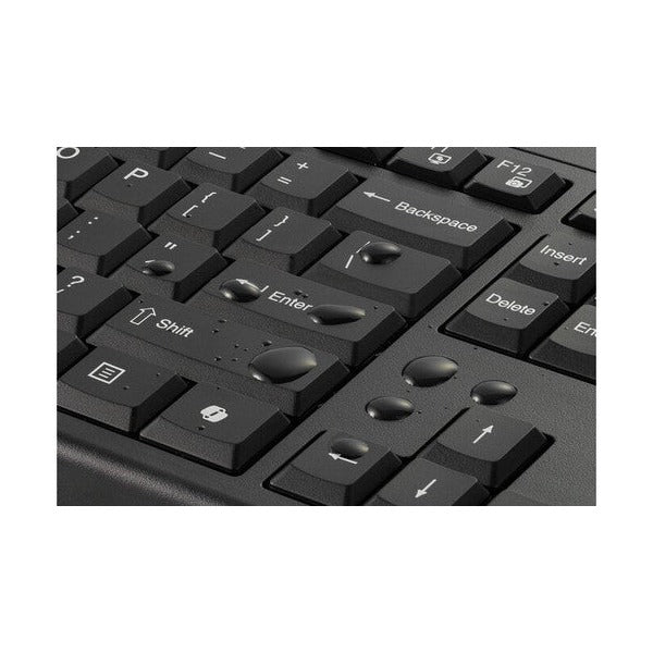 Kensington KB270 EQ Rechargeable Full-Size Wireless Keyboard Black