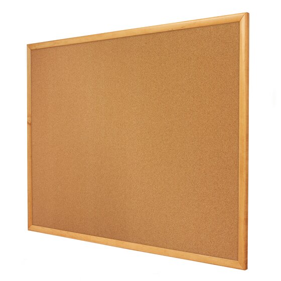 Quartet Corkboard Oak Frame 900 x 1200mm