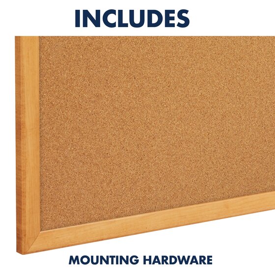 Quartet Corkboard Oak Frame 900 x 1200mm