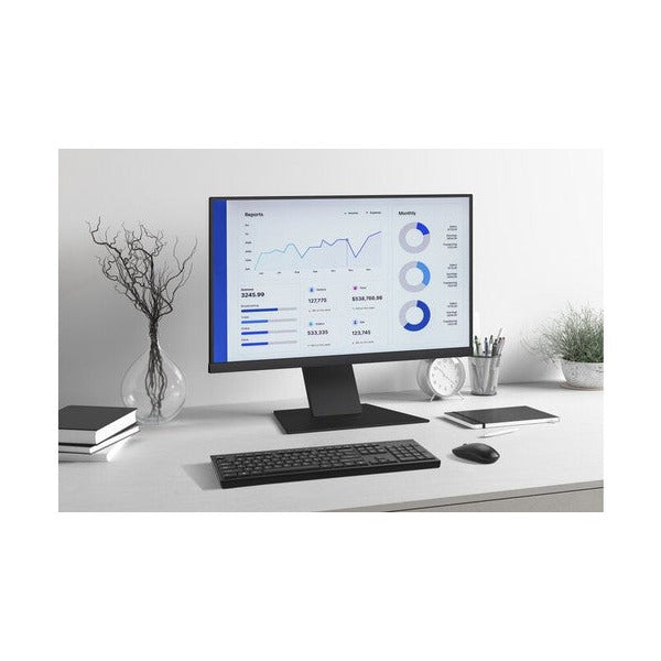 Kensington KB270 EQ Rechargeable Full-Size Wireless Keyboard Black