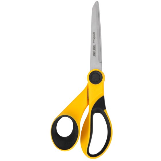 Marbig Titanium Edge Scissors 227mm Yellow Black