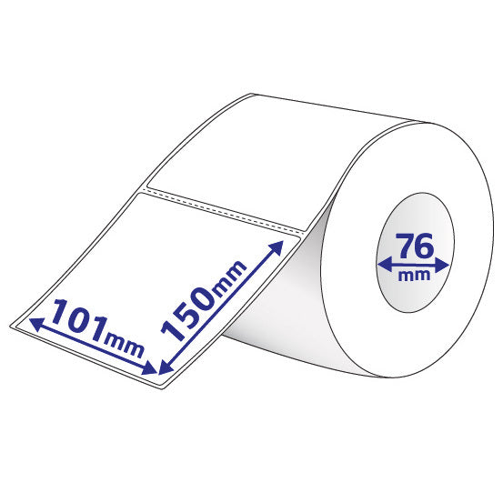 Avery Direct Thermal Labels with Perforation 101 x 150mm Roll 1000