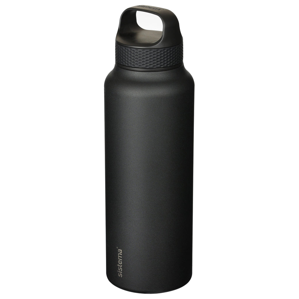 Sistema Stainless Steel Insulated Drink Bottle with Carry Handle 1L Assorted
