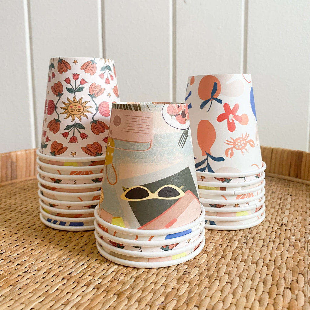 Creative Cafe Co 8oz Single Wall Home Compostable Coffee Cups - Creative Cafe Collection - Carton 1000