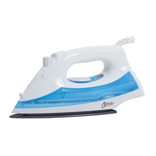 Nero 300 Steam Dry Iron Non-Stick White and Light Blue