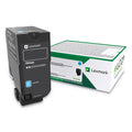 Lexmark 74C6HC0 High Yield Cyan Toner Cartridge 12000 Pages