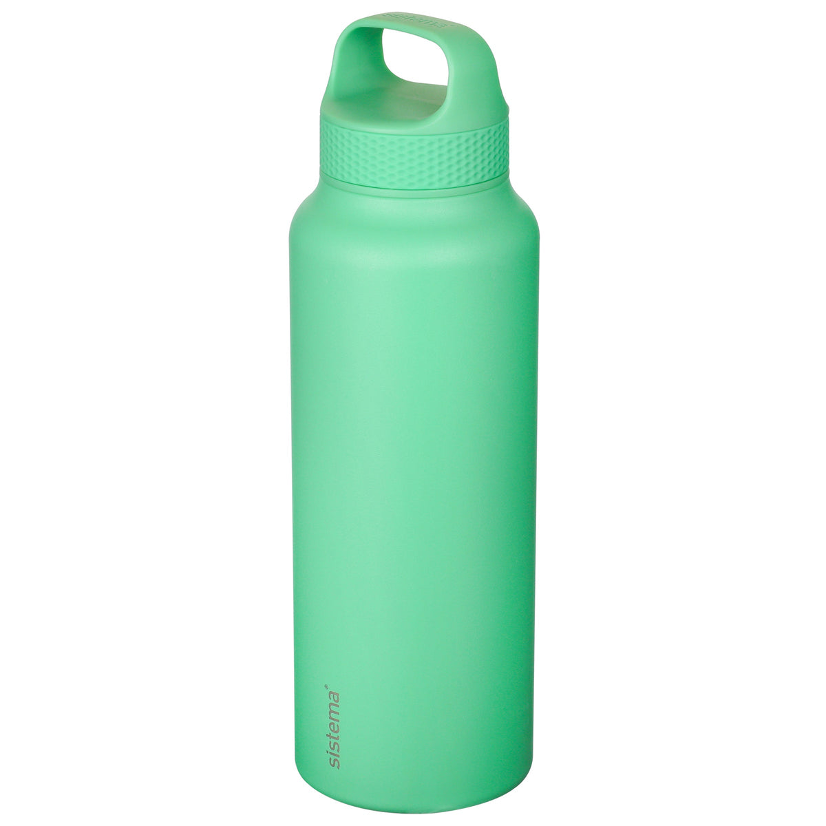 Sistema Stainless Steel Insulated Drink Bottle with Carry Handle 1L Assorted