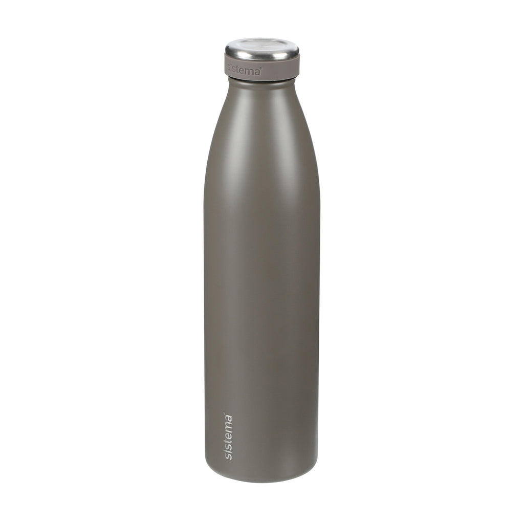 Sistema Stainless Steel Insulated Drink Bottle 750ml Assorted
