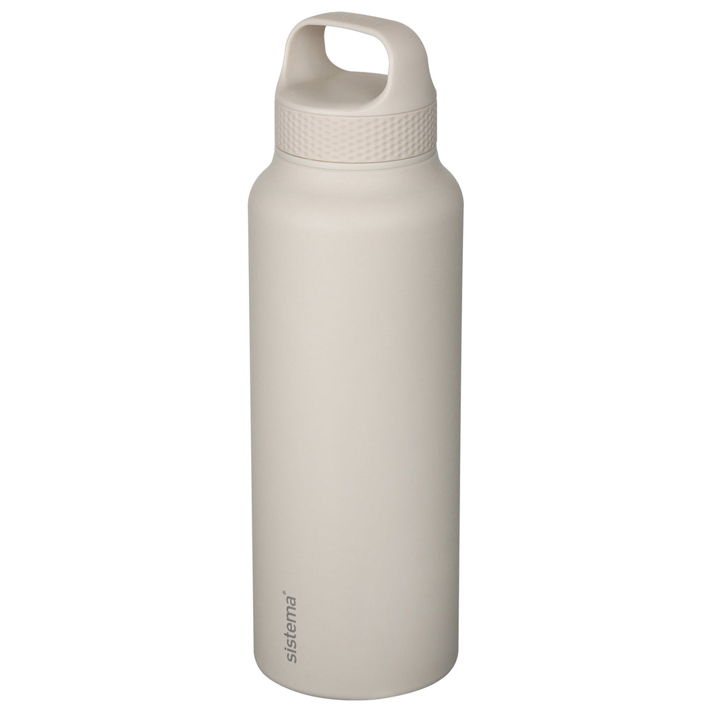Sistema Stainless Steel Insulated Drink Bottle with Carry Handle 1L Assorted