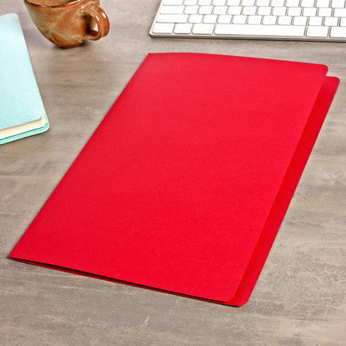 Avery Manilla Folders A4 Red Box of 100