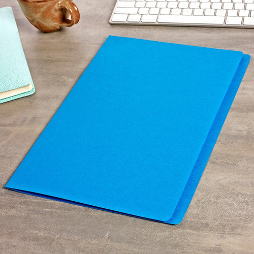 Avery Manilla Folders A4 Blue Box of 100