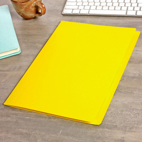 Avery Manilla Folders A4 Yellow Box of 100