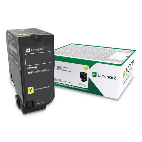Lexmark 84C6HY0 High Yield Yellow Toner Cartridge 16000 Pages