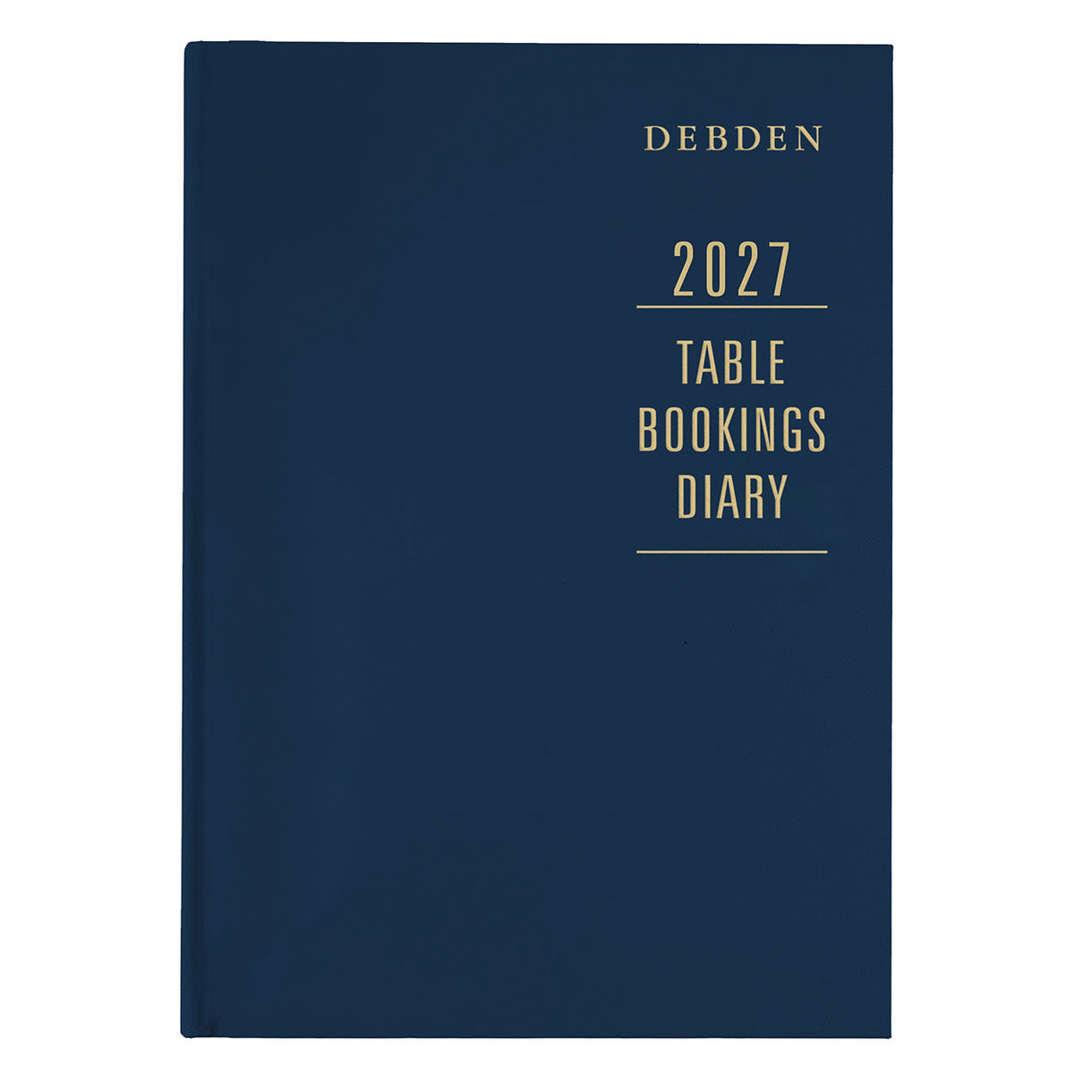 Debden Table Booking 2027 A4 2 Pages to a Day Blue