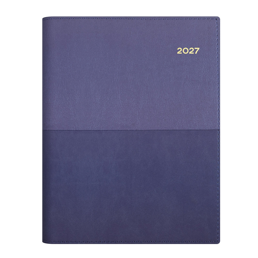 Collins Vanessa Diary 2027 A5 Day to Page Tan