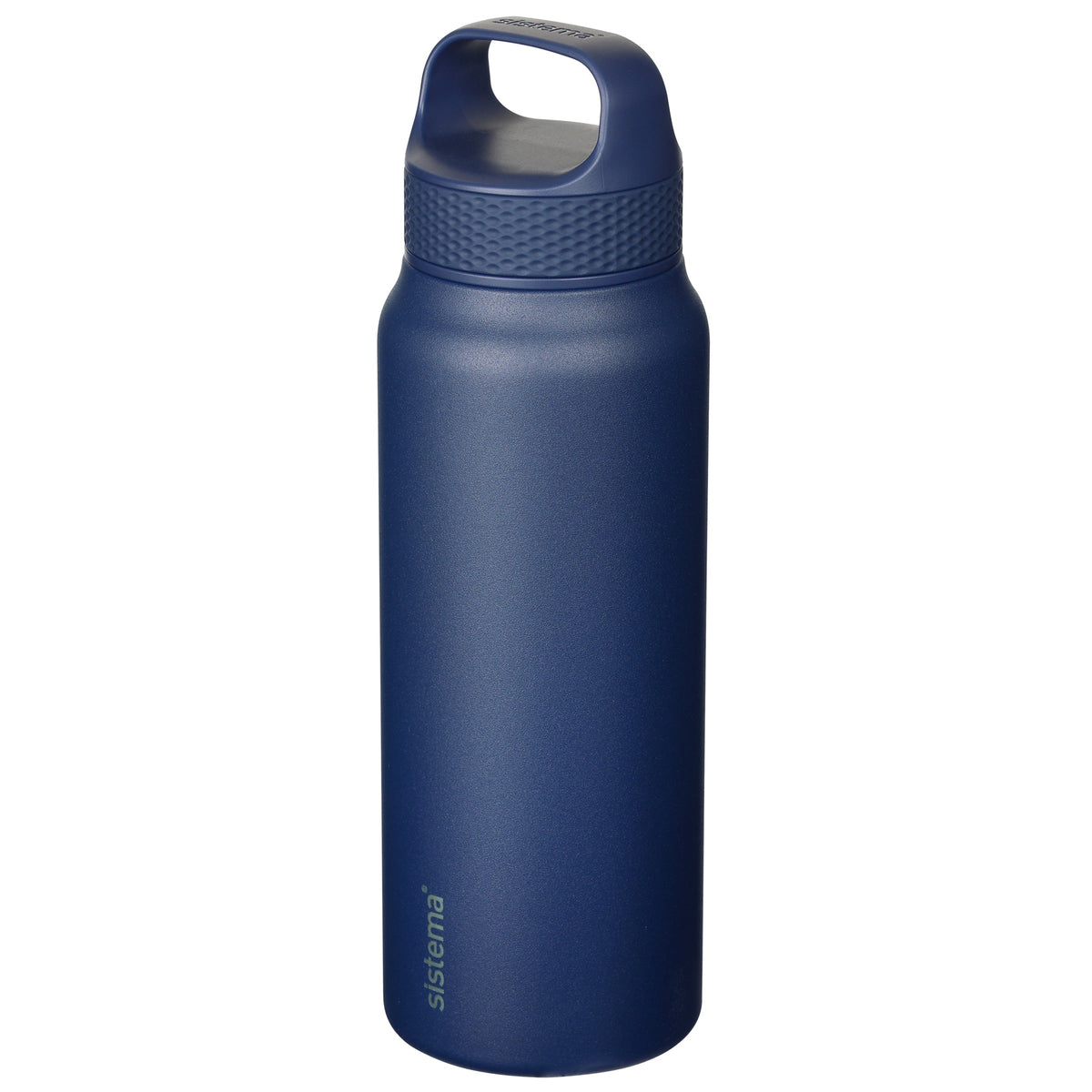 Sistema Stainless Steel Insulated Drink Bottle with Carry Handle 650ml Assorted