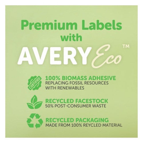 Avery Premium Shipping Labels AveryEco L7167 199.6 x 289.1mm 1UP 100 Labels
