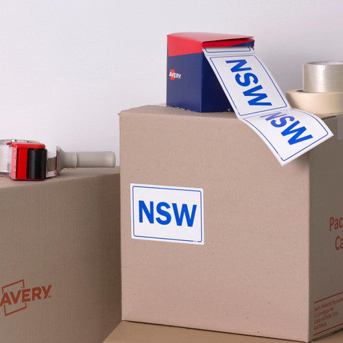 Avery NSW Shipping Labels White 150.4 x 100mm Roll 550