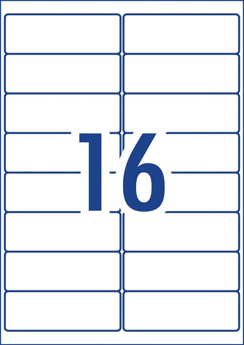 Avery Removable Multi-purpose Labels L7162 99.1 x 34mm 16UP Pack 400